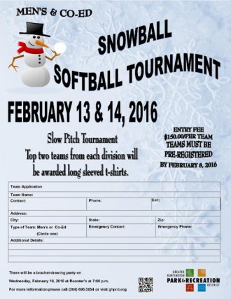 Snowball Tournament Moved to February Snowball Tournament Moved to February